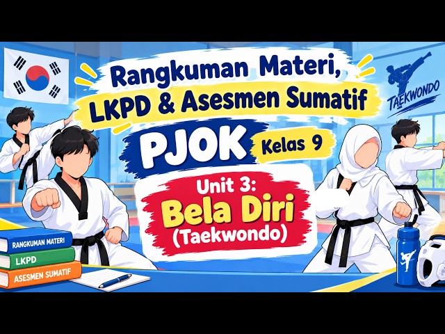 Grade 9 PE Material Summary Unit 3: Martial Arts (Taekwondo) – Merdeka Curriculum