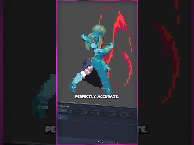 Game Dev Secrets: A Simple Hitbox Trick! #indiegamedev #gamedev