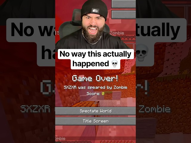 Don’t die in Minecraft guys