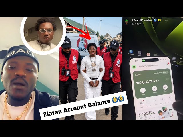 Portable Call EFCC on Zlatan after he posted his Bank Account Balance & Portable JUJU Couldn’t