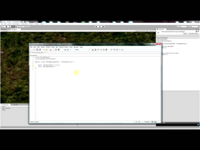 Unity3D tutorial   RTS Camera