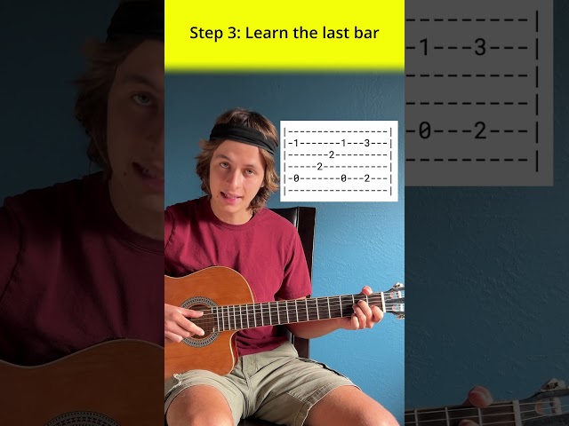 Easy guitar lesson: Dust in the Wind #shorts #beginnerguitar #fingerpicking