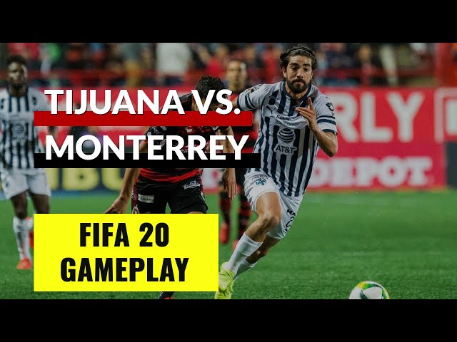 FIFA 20 Gameplay | Tijuana vs Monterrey | Mexico Liga MX Game Week 8