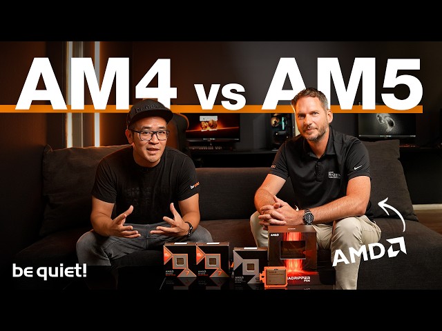 The Future of AM4 and AM5 | Interview with AMD | be quiet!