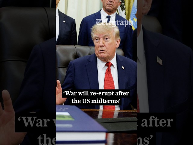 'War will re-erupt after the US midterms'