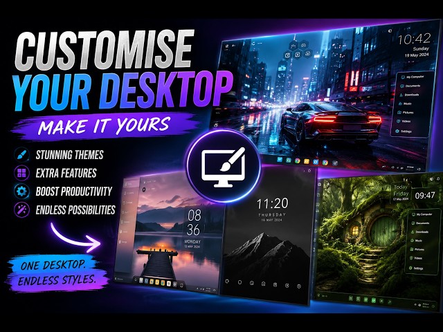 I Completely Transformed My Linux Desktop! 🐧🔥 Custom Themes & Amazing Features