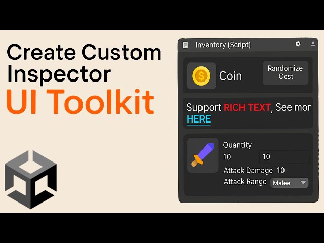 Unity Custom Inspector with UI Toolkit: Full Tutorial (2025)