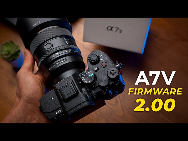 How to Update Sony A7V Firmware to Ver. 2.00 | Step-by-Step