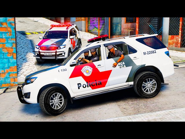 PERSEGUIÇÃO + ABORDAGEM FORÇA TÁTICA PMESP | GTA 5 POLICIAL
