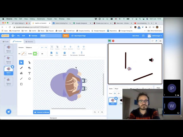 Live Coding: Hide and Go Seek (Scratch)