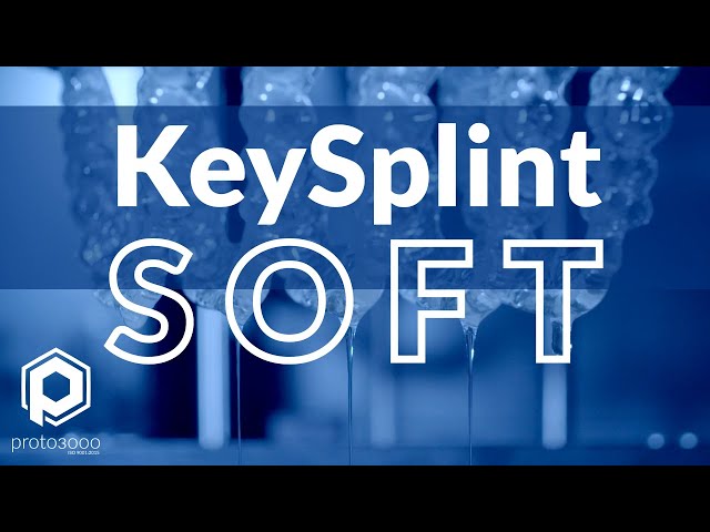 KeySplint Soft | Light-Curing 3D Printing Resin for Flexible Biocompatible Dental Devices