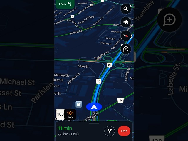 Speedometer in Google Maps on iPhone! #googlemaps #shorts