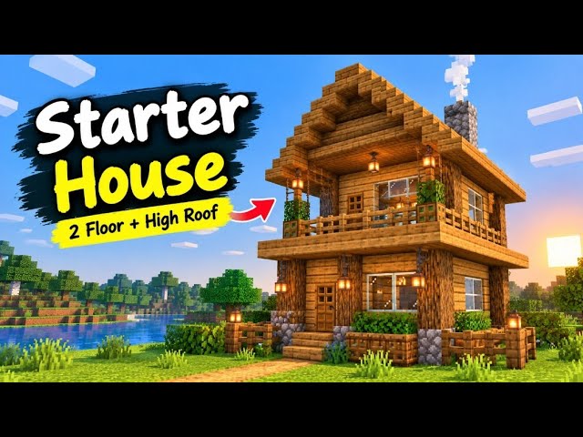 Minecraft Starter House Tutorial 