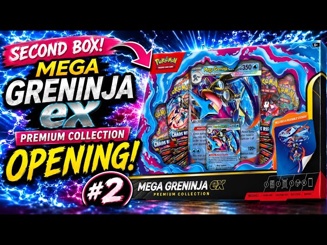 Opening My SECOND Mega Greninja ex Premium Collection!