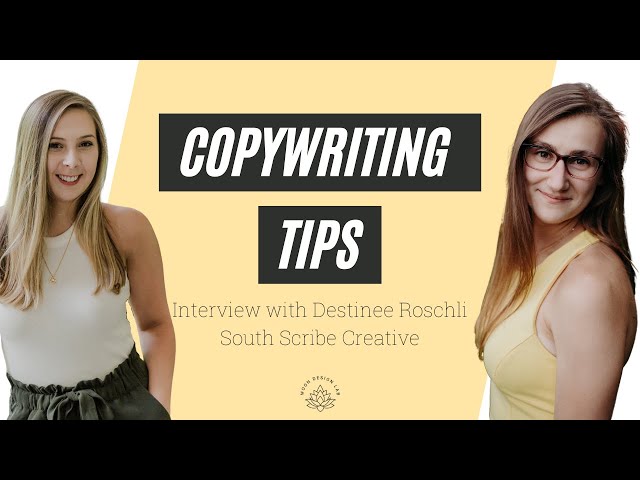 Copywriting Tips for Beginners and How to Find Your Authentic Voice | Interview with Destinee