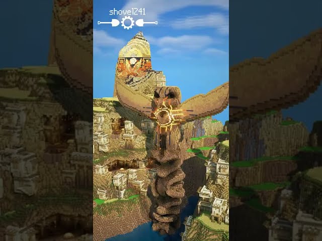 #shorts A Tour of my Minecraft Mesa City