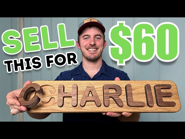 Make Money With This CNC Project! - Get The Files Now