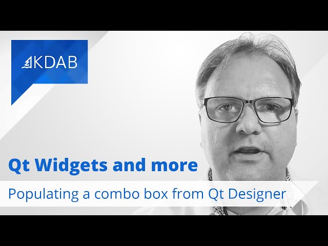 Populating a Combobox from Qt Designer