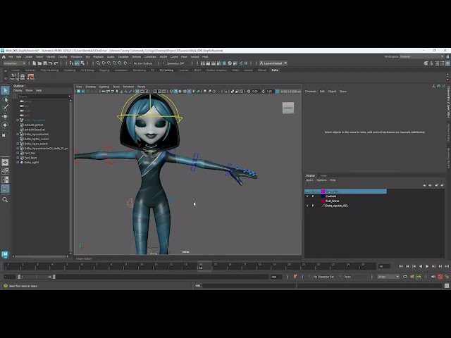 Animating a Walk Cycle in Maya - Tutorial - Part 03