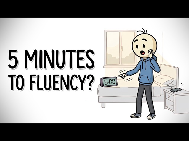 How to Improve English Fluency Fast — The 5 Minute Morning Habit
