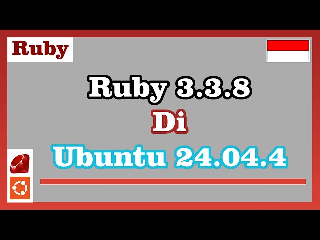 How to Install Ruby 3.3.8 on Ubuntu 24.04.4
