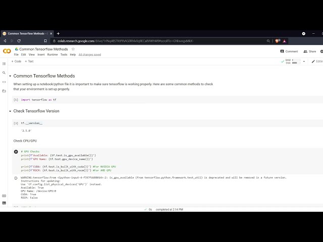 Check if Tensorflow Is Built with GPU
