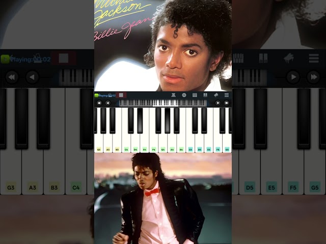 Billie Jean Song (Michael Jackson) | Easy Piano Tutorial