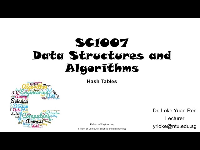 SC1007 Data Structures and Algorithms