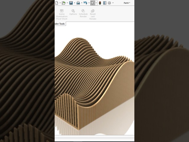 Parametric Wall in Solidworks. Watch the full tutorial on my YouTube channel. #solidworks #design
