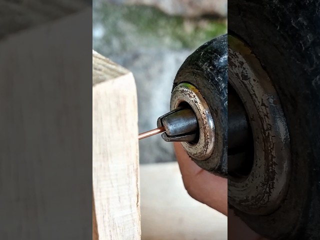 Great DIY project! Tricks on how to straighten a wire easily. #shorts