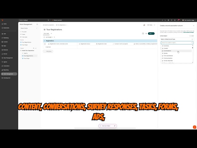 How to Link Records in HubSpot Work