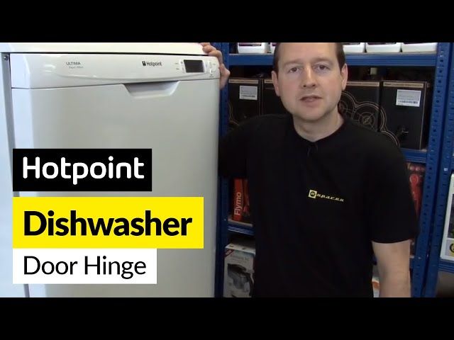 How to Replace a Dishwasher Door Hinge Lever on a Hotpoint Dishwasher