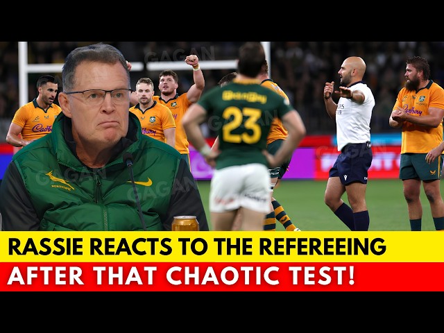 🔥RASSIE HAS HIS SAY ON THE REFEREEING AFTER THE AUSTRALIA TEST! | SPRINGBOKS NEWS