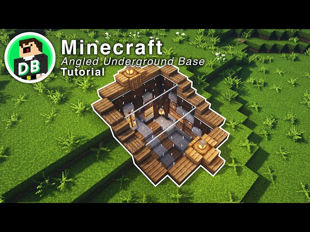Minecraft: Angled Underground Base Tutorial