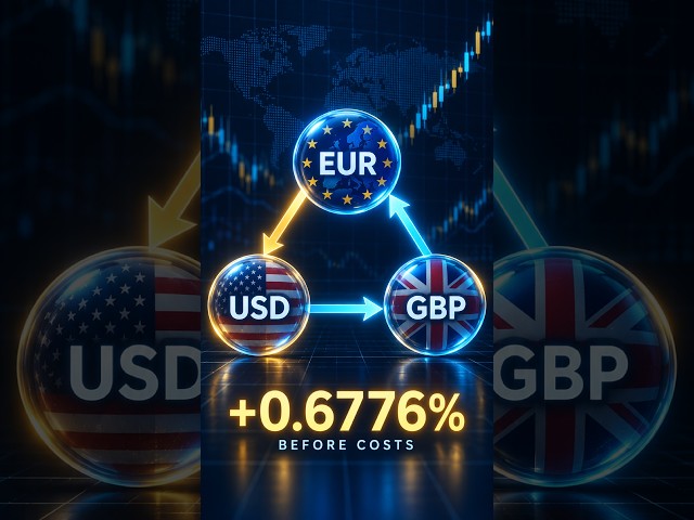 Check a Three-Pair Forex Arbitrage Loop | Pineify #Shorts #tradingview #aitrading #stock