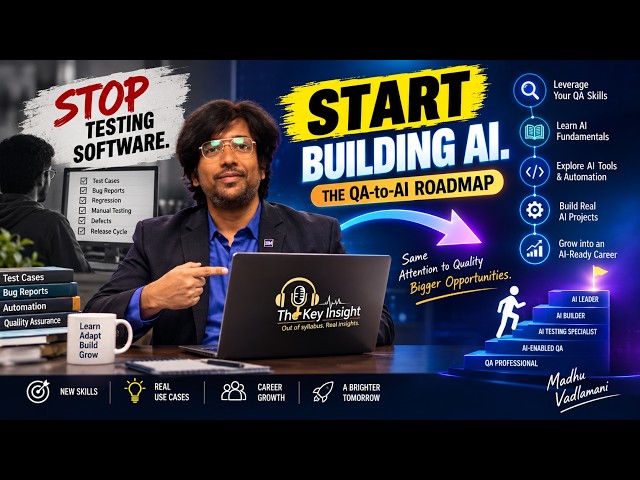 Stop Testing Software. Start Building AI. | The QA-to-AI Roadmap