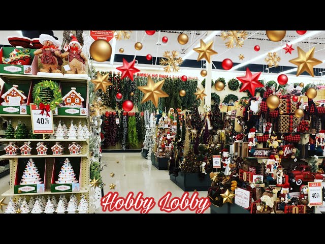 HOBBY LOBBY 🔴 CHRISTMAS 🌲 SHOP WITH ME 🔴 BARGAIN BEAUTY