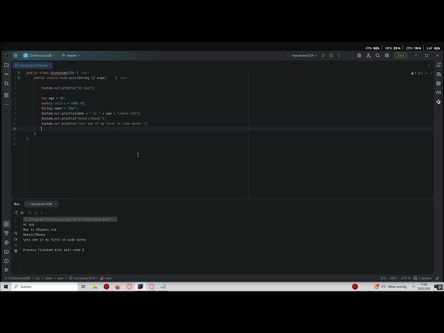 Learn Java From Scratch  My First Program #1 | HiEyeCode