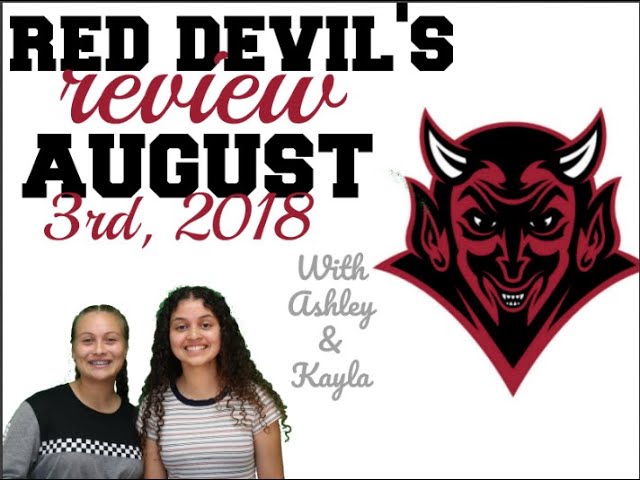 Red Devils Review August 3, 2018