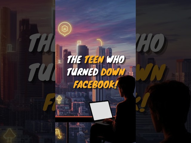 The Teen Who Turned Down Facebook! #Shorts #Facebook #Stripe #PatrickCollison #StratupStory #Startup