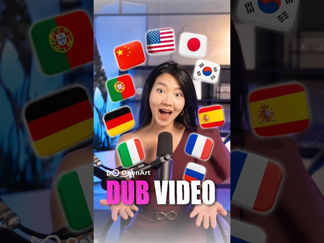 Dub any video up to 3-min long with the dub video feature on @OpenArt