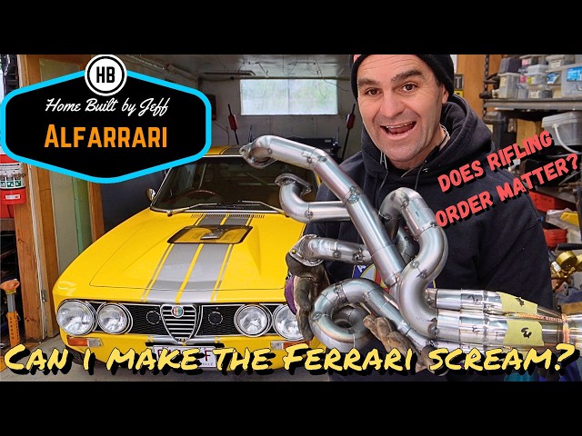 Can I make the Ferrari scream? - Ferrari engined Alfa 105 Alfarrari build part 239