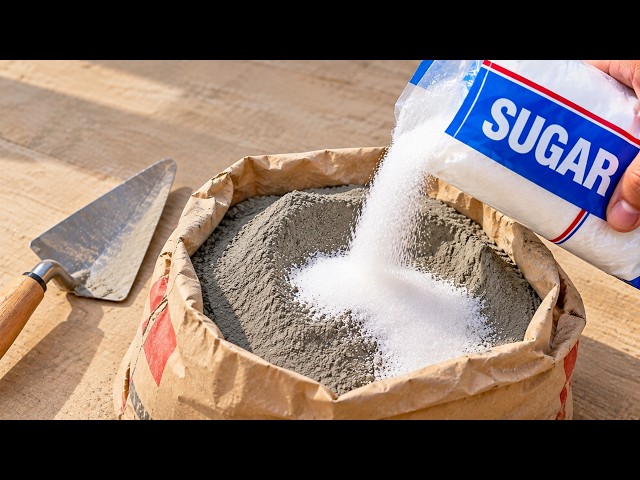 Why Do Skilled Builders Add Sugar to Cement? Here’s the Secret!