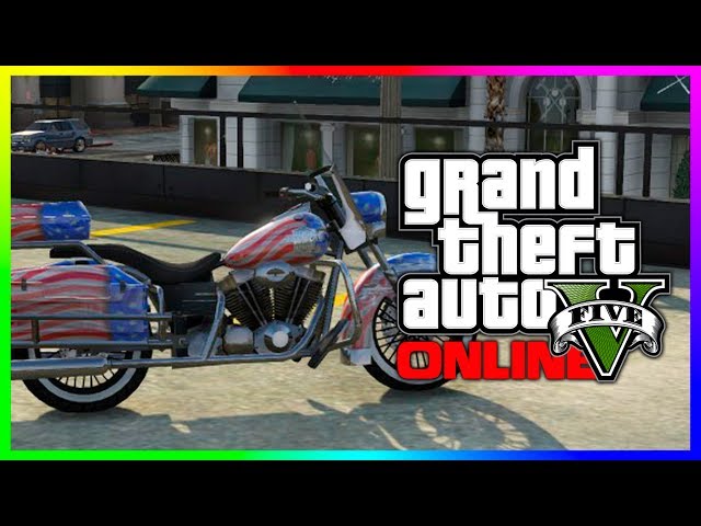 GTA 5 "Sovereign Motorcycle" Gameplay! GTA 5 Independence Day DLC! (GTA V)