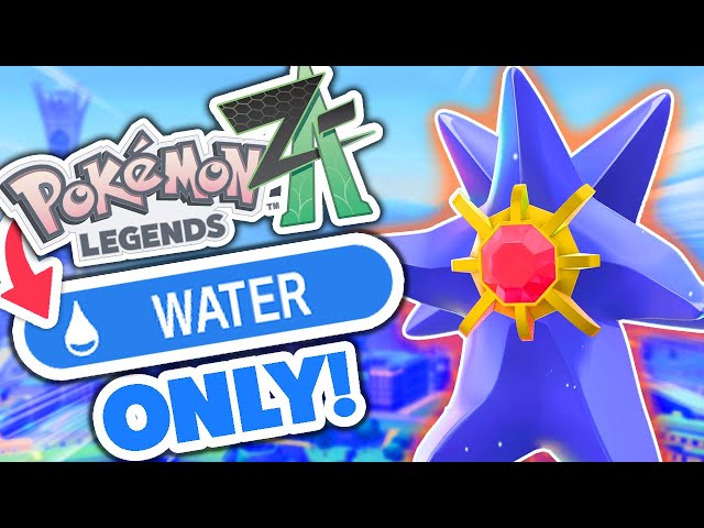 Can You Beat Pokémon Legends: ZA with ONLY WATER TYPES?