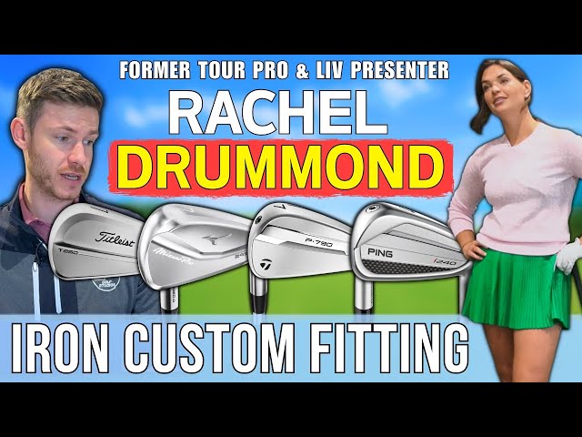 Ex-Tour Player Gets Fitted For New Custom Irons | LIV Presenter Rachel Drummond Gets Dialled In!