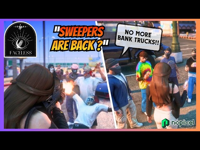 💥3PAS Carmella Presses SWEEPERS For Claiming Vespucci I Faceless I NoPixel 4.0 GTA RP