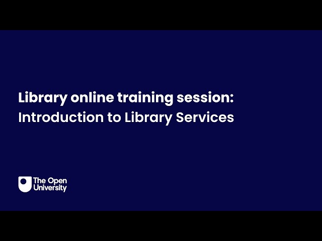 Introduction to Library Services