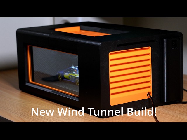 3D Printed Desktop Wind Tunnel – Full Demo & Airflow Test