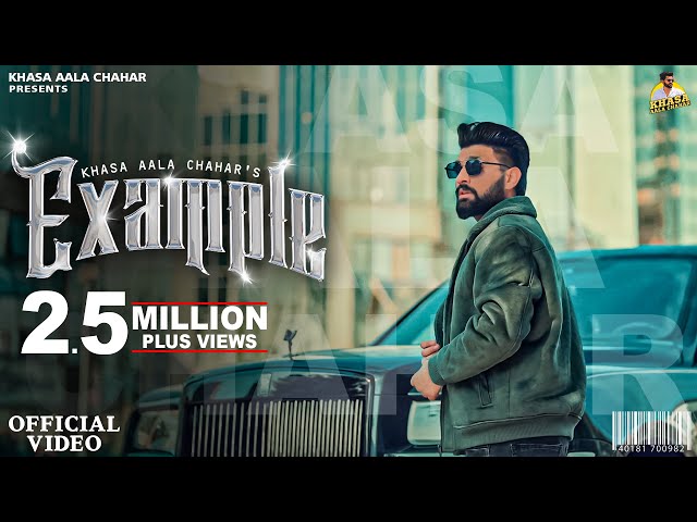 Khasa Aala Chahar: Example (Official Video) | New Haryanvi Songs Haryanavi 2024